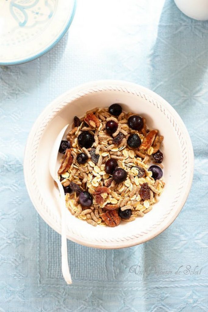 Muesli flocons d’avoine, son et raisins