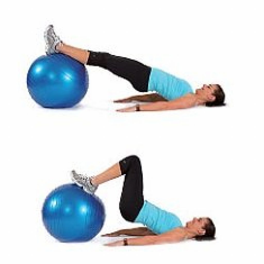 Exercices pour muscler les jambes avec ballon de gym Mon Guide Sport
