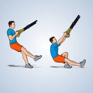 TRX Squat à une jambe