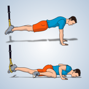 TRX Pompes Spiderman