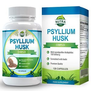 Enveloppes de Psyllium avec probiotiques de Nutra Rise